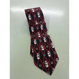 Hallmark Holiday Traditions Mens Necktie 100% Silk